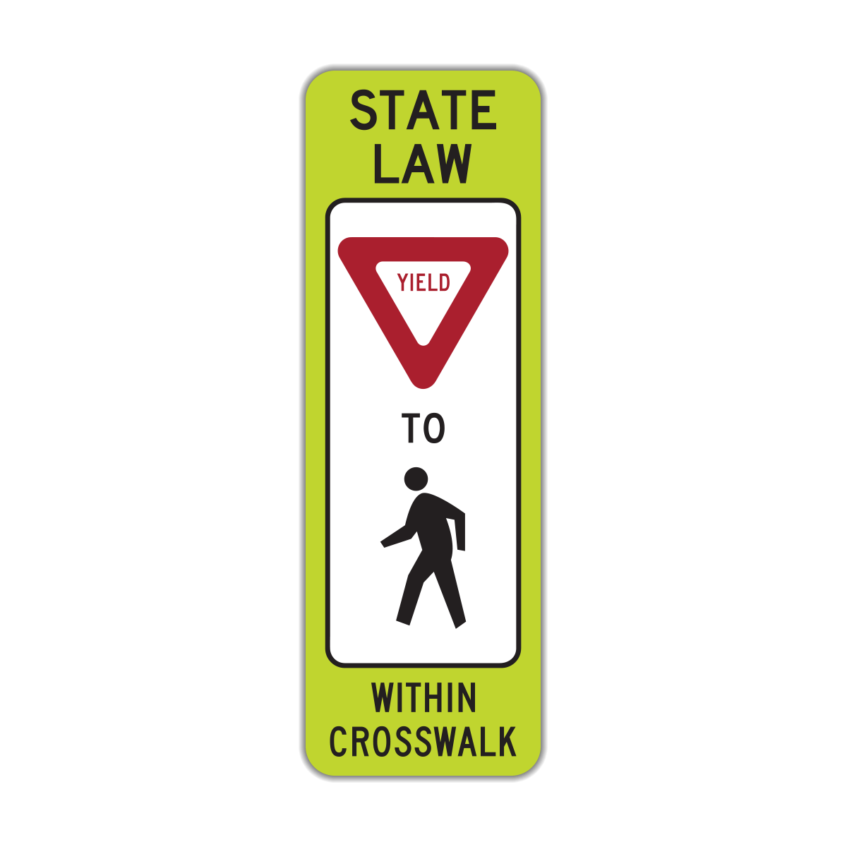 In-Street Pedestrian Crossing (R1-6)