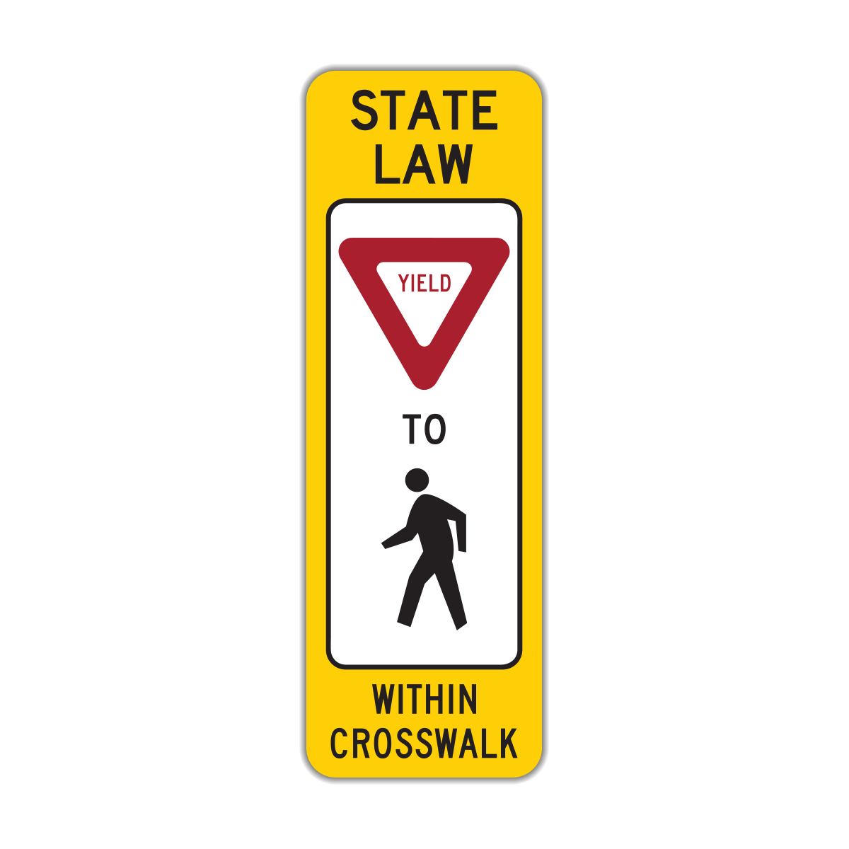 In-Street Pedestrian Crossing (R1-6)