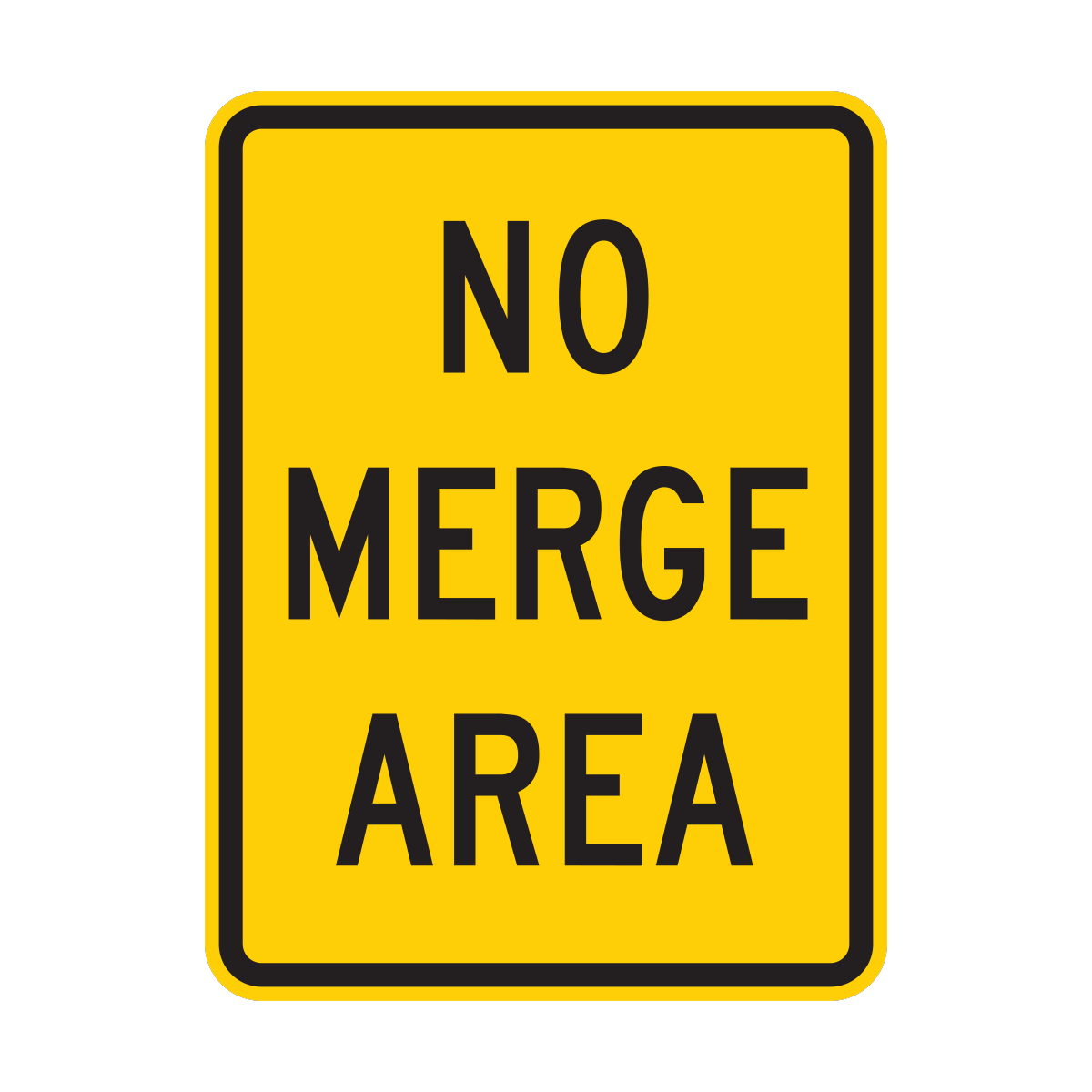 No Merge Area (W4-5P)