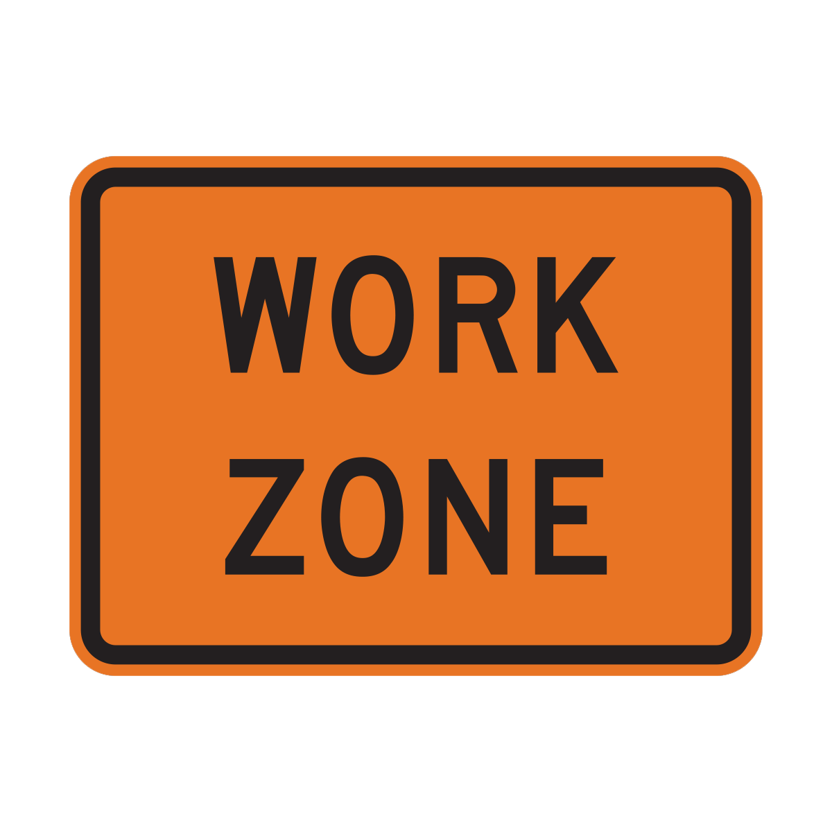 Work Zone Sign (G20-5aP)