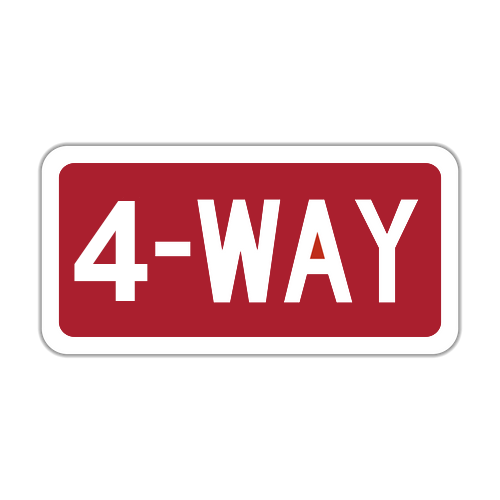 Multi-Way Intersection Stop Sign (R1-3)