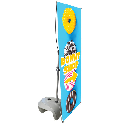 Single-Sided Outdoor Banner Stand
