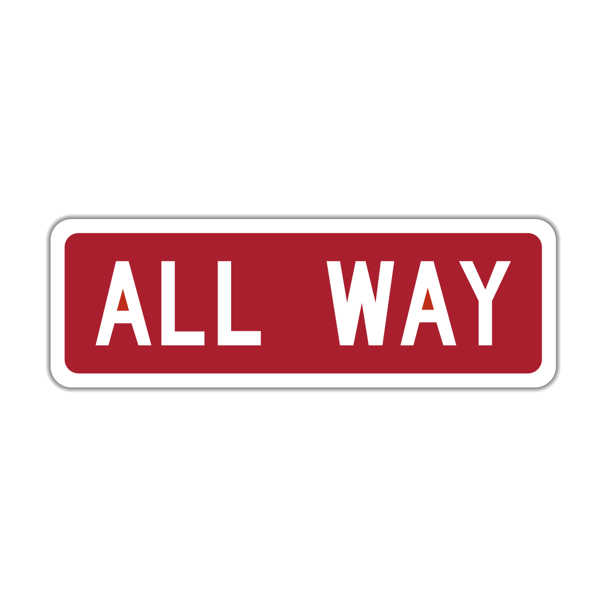 ALL-WAY Intersection Sign (R1-3P)