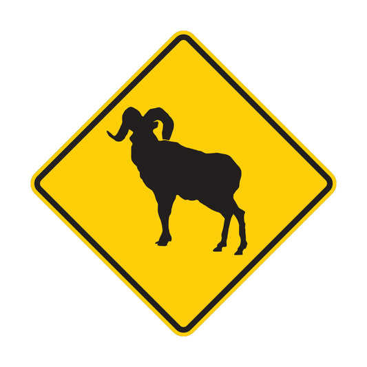 Bighorn Sheep Crossing Sign (W11-18)