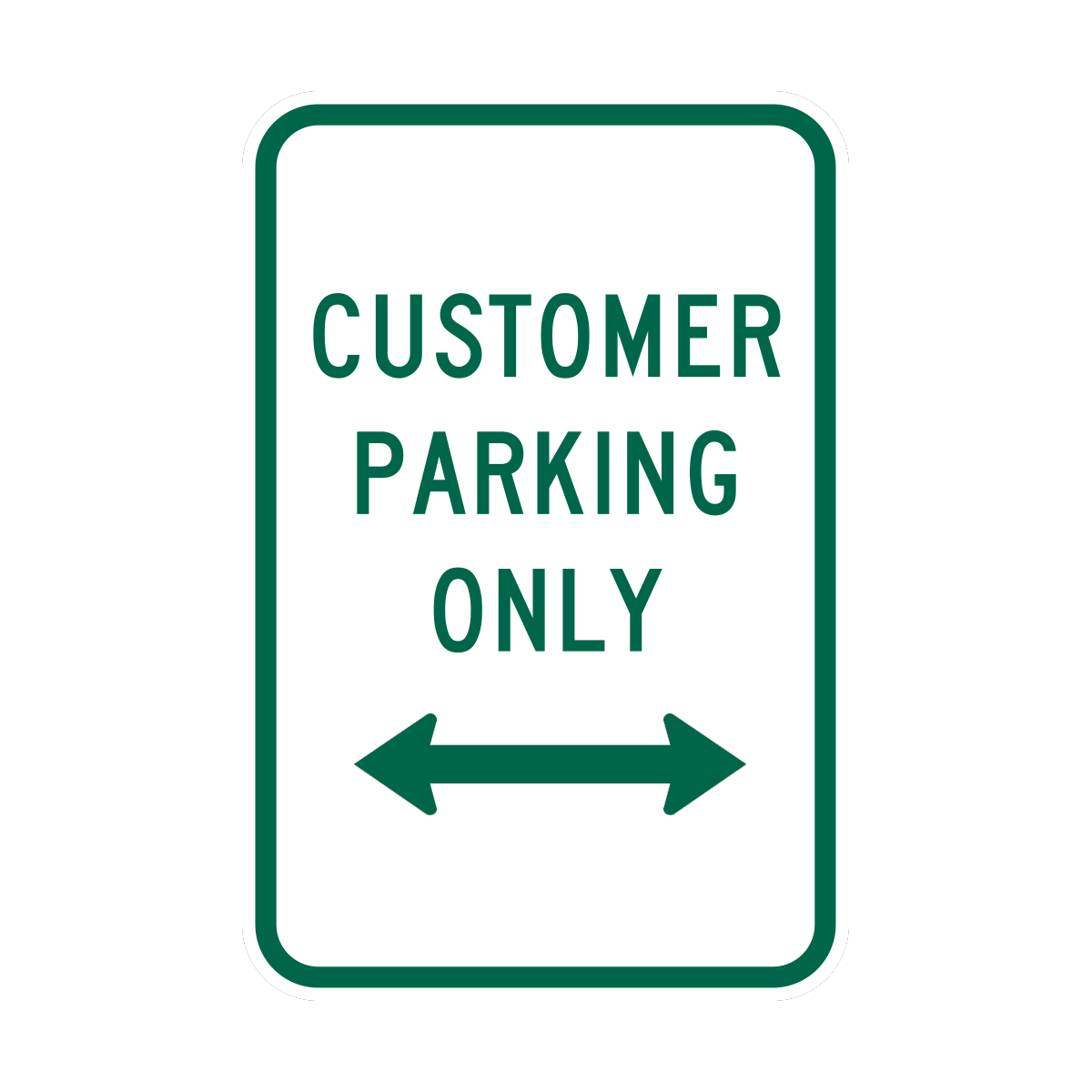 Customer Parking Only Sign (CPO)