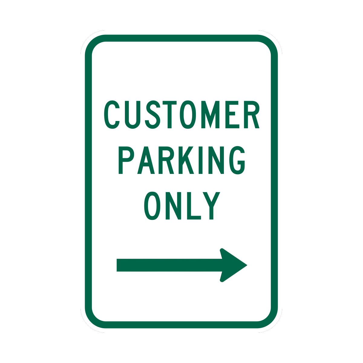 Customer Parking Only Sign (CPO)