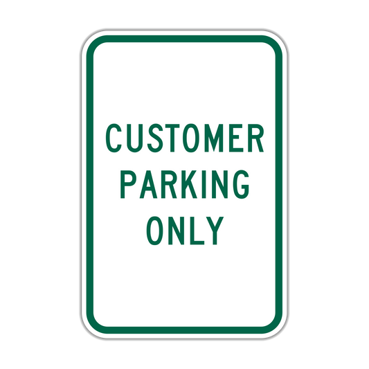 Customer Parking Only Sign (CPO)