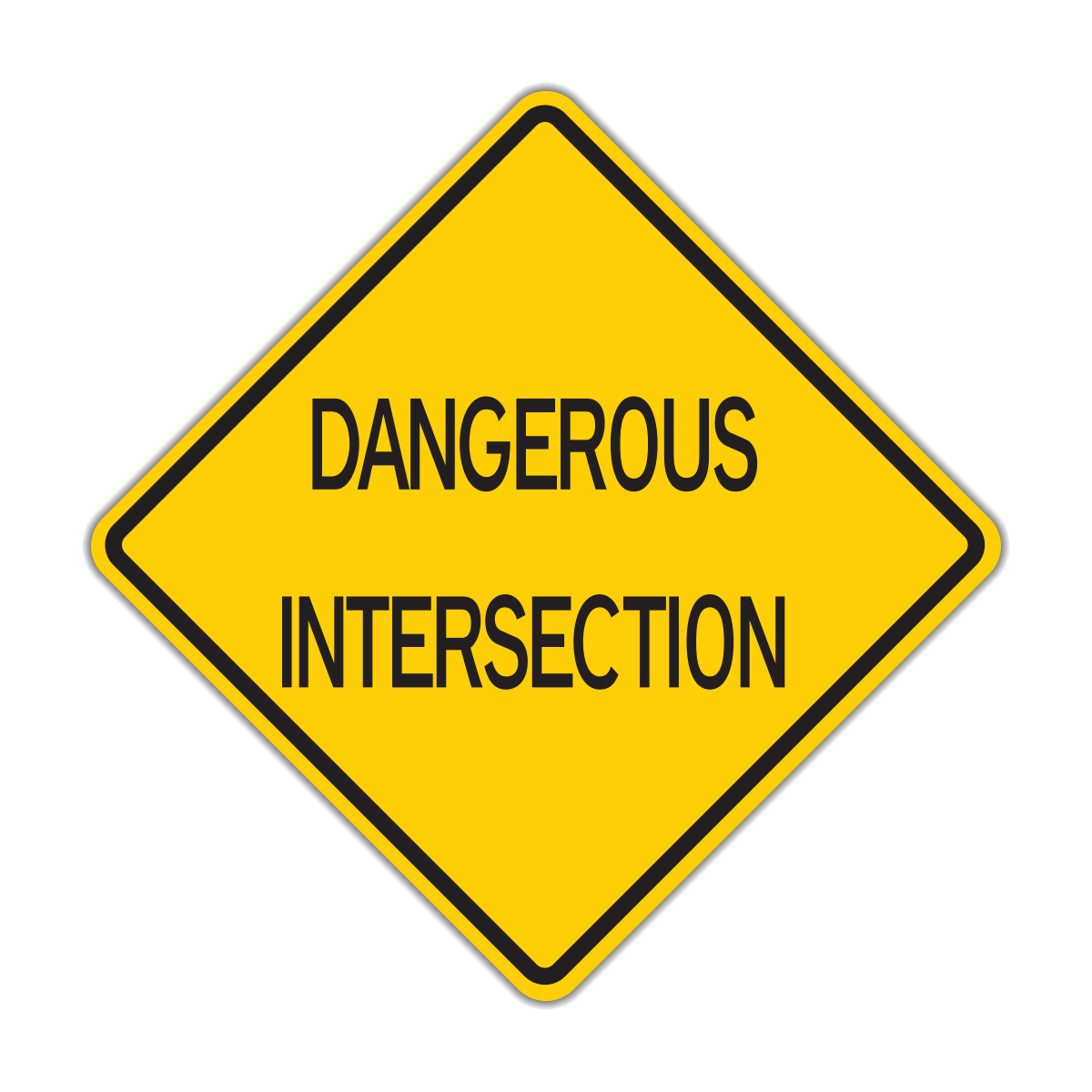 Dangerous Intersection Sign (W42-1)