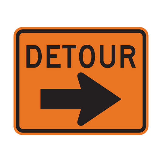Detour Arrow Sign (M4-9)