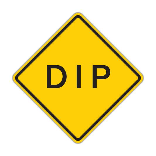Dip Sign (W8-2)