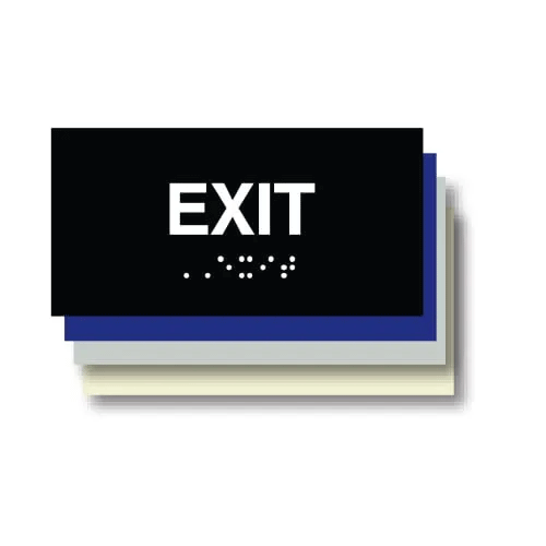 ADA Exit Plaque
