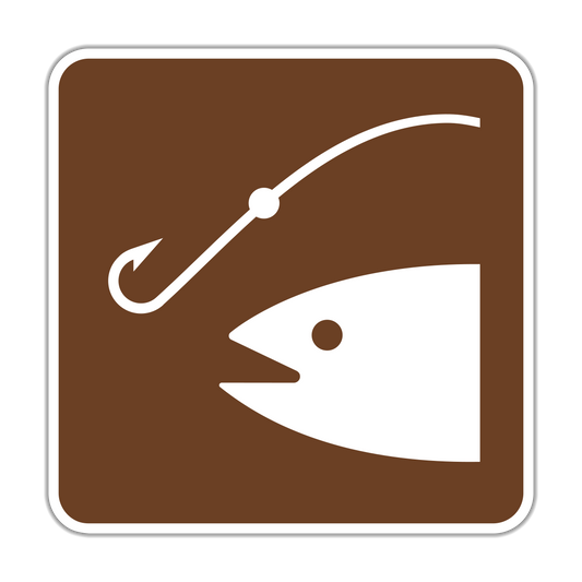 Fishing Area Recreation Sign (RS-063)