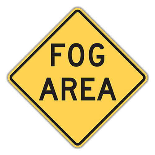 Fog Area Sign (W8-22)