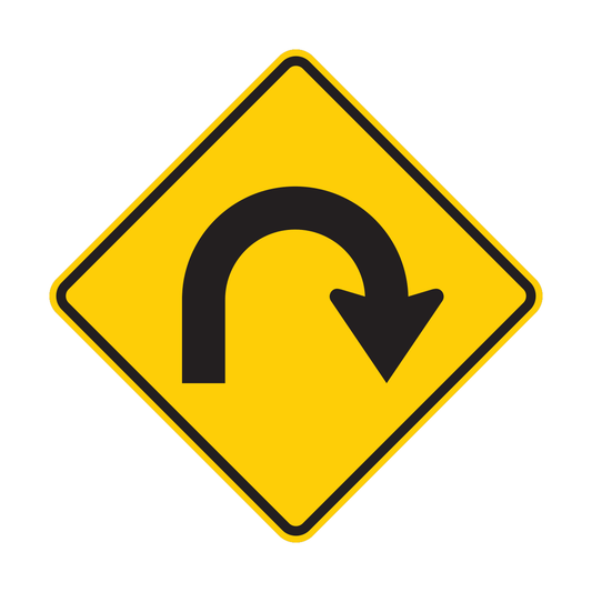 Hairpin Curve Sign (W1-11)