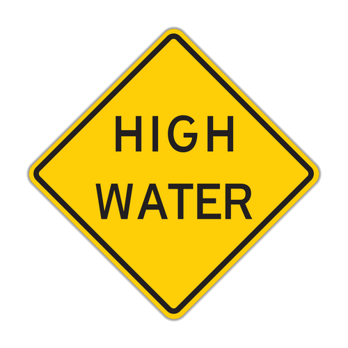 High Water Sign (W16-5)