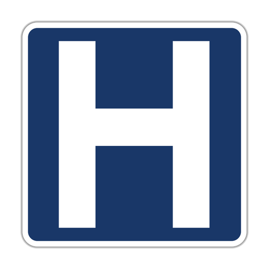 Hospital Symbol Sign (D9-2)