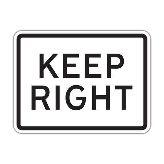 Keep Right Sign (HR4-7P)