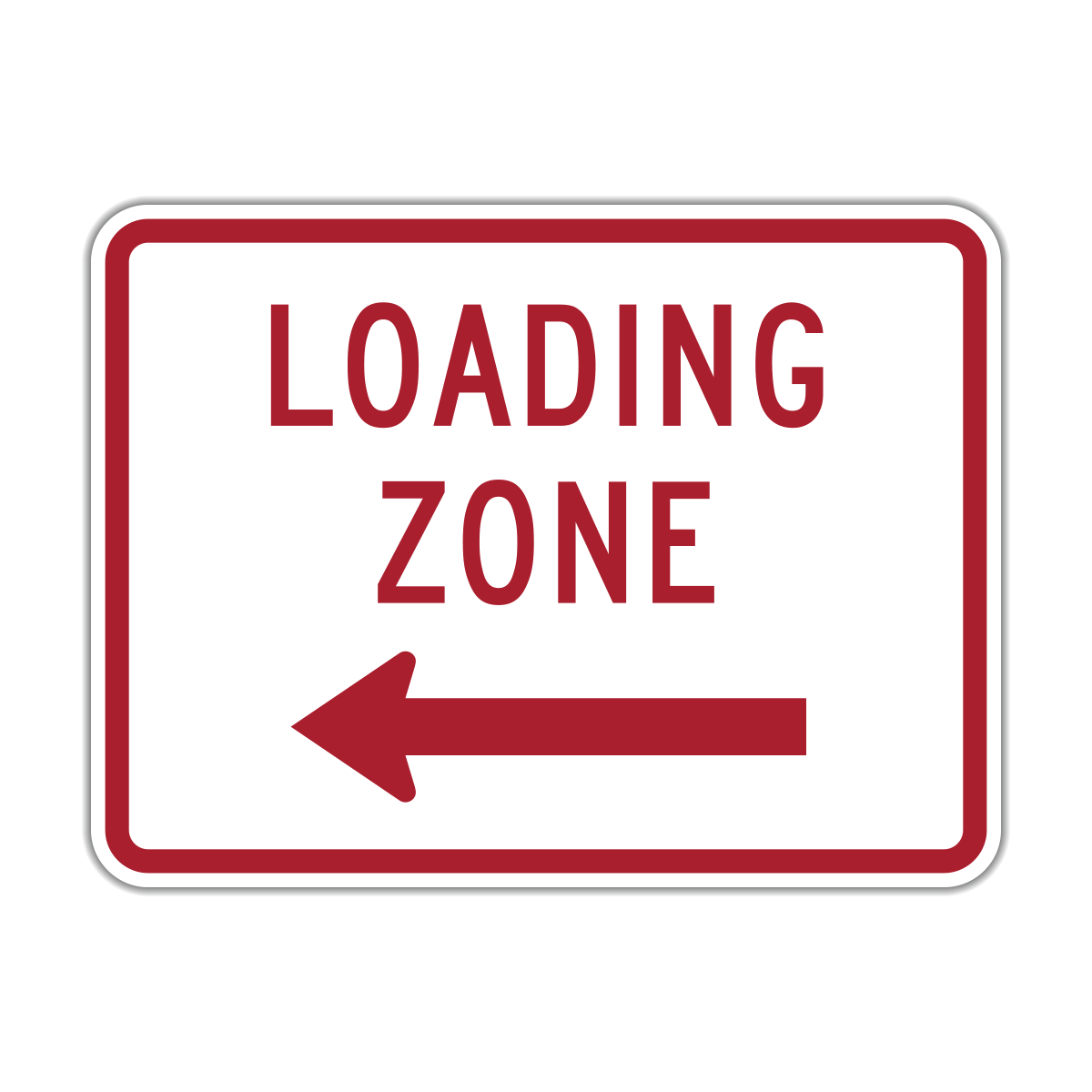 Loading Zone Sign (R8-3gP)