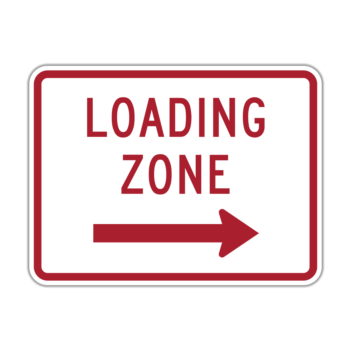 Loading Zone Sign (R8-3gP)