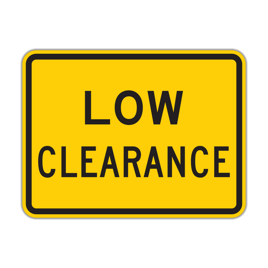 Low Clearance Sign (HW12-2P)