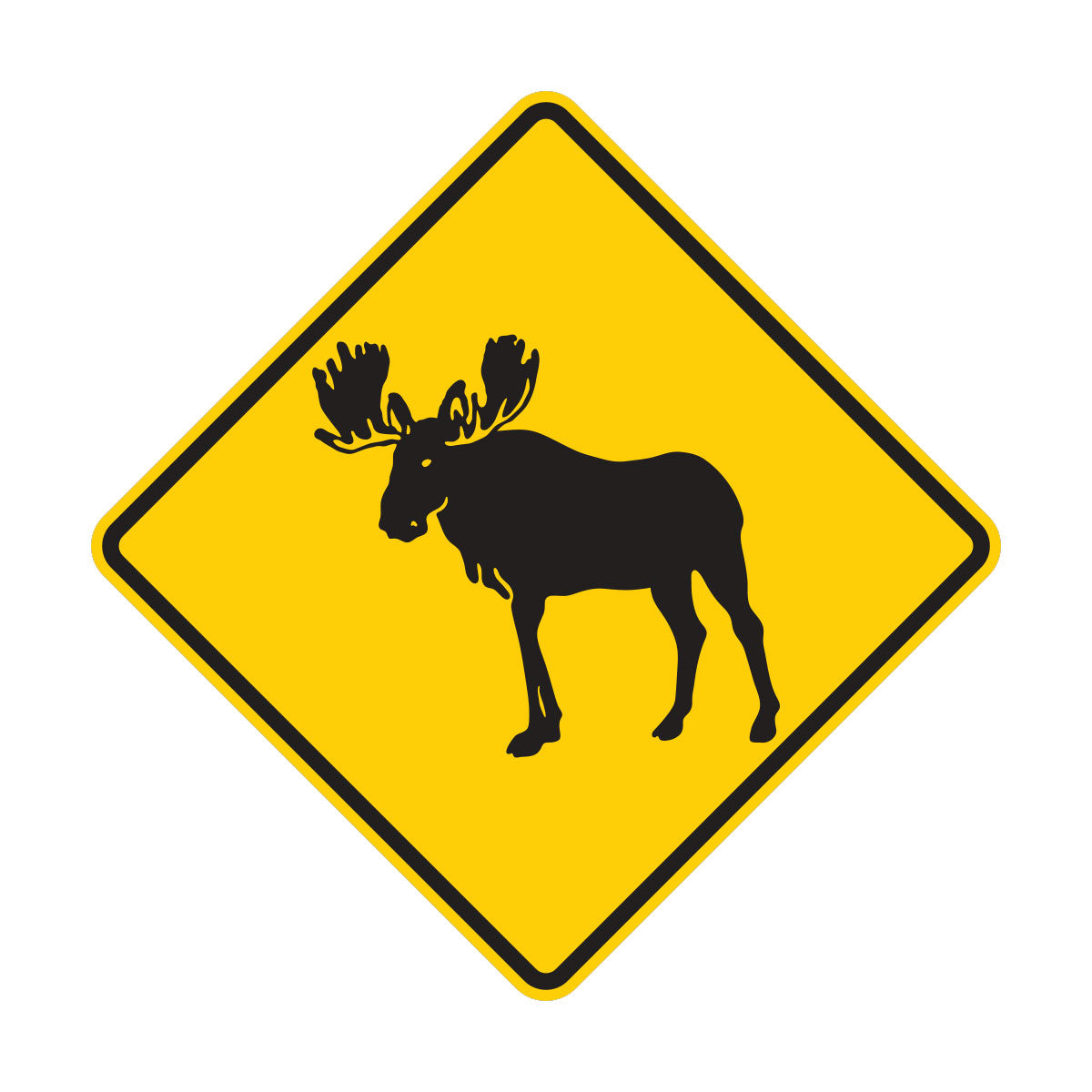 Moose Crossing Sign (W11-21)