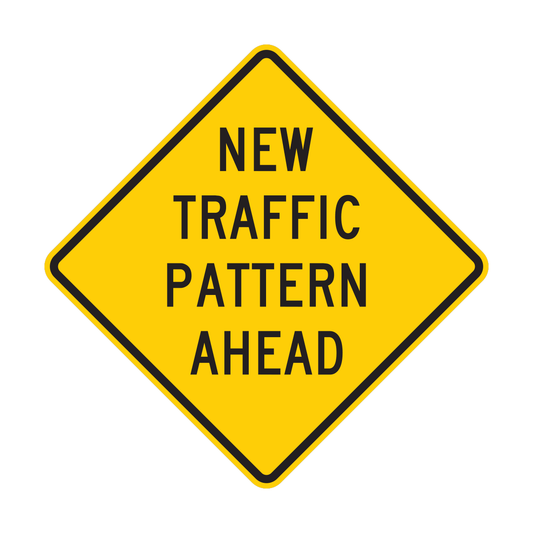 New Traffic Pattern Sign (W23-2)