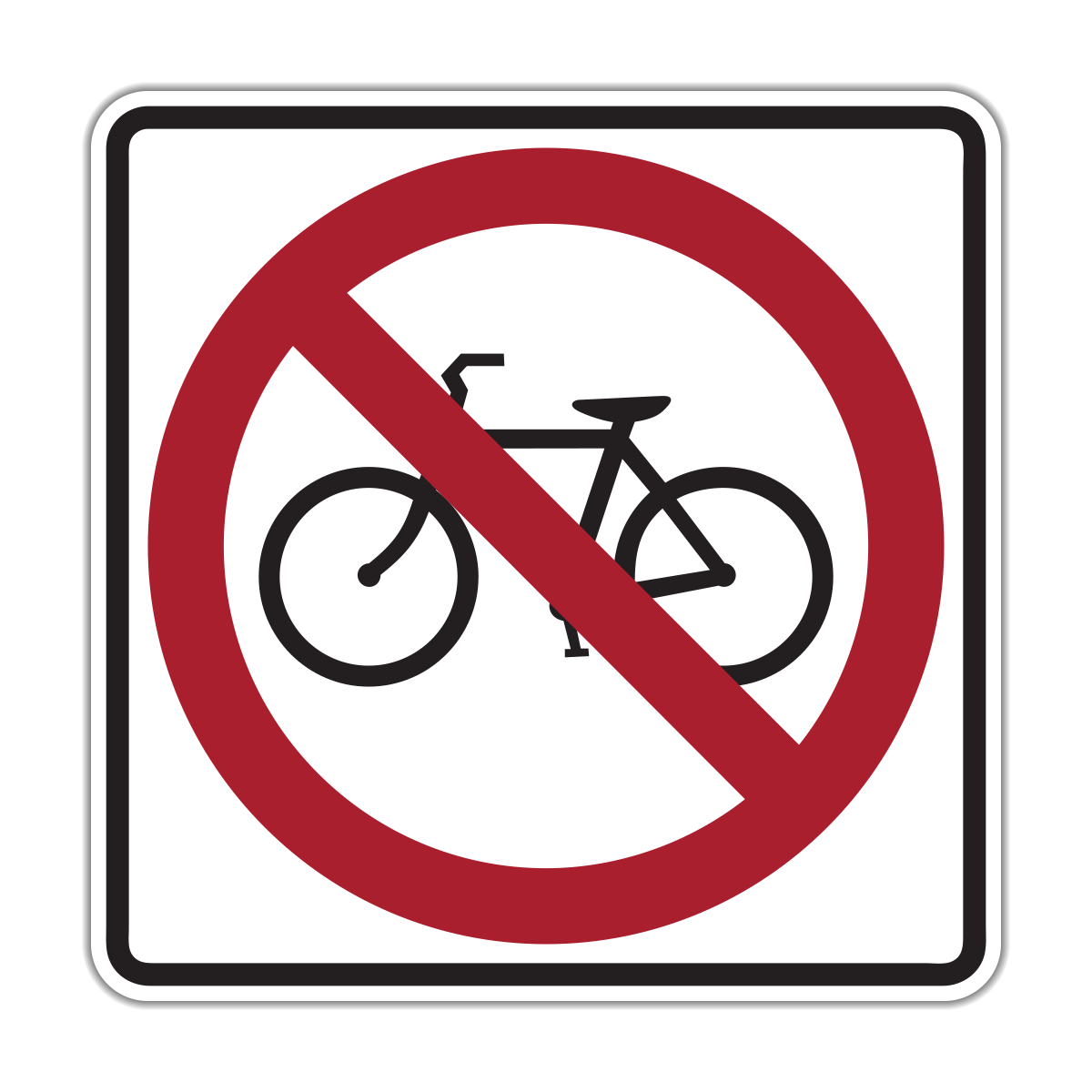 No Bicycles Sign (R5-6)