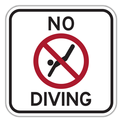 No Diving Sign (NDV)