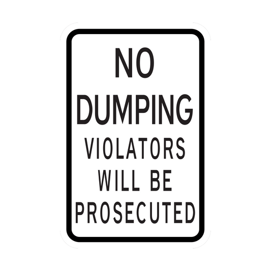 No Dumping Violators Will Be Prosecuted (HR7-123)