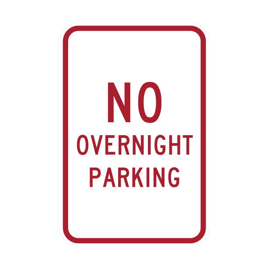 No Overnight Parking Sign (NOP)