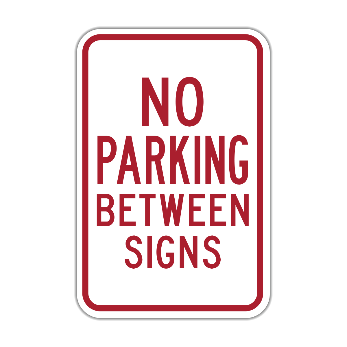 No Parking Between Signs (R7-12)