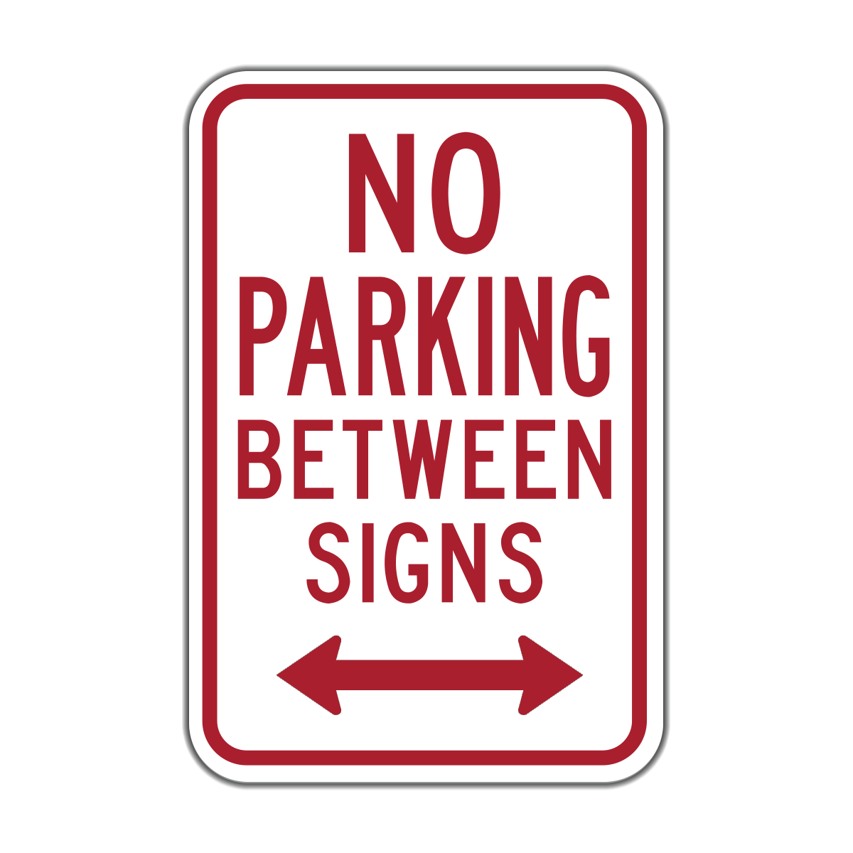 No Parking Between Signs (R7-12)