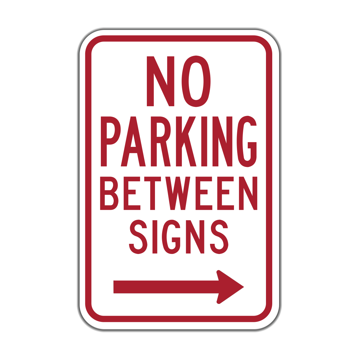 No Parking Between Signs (R7-12)