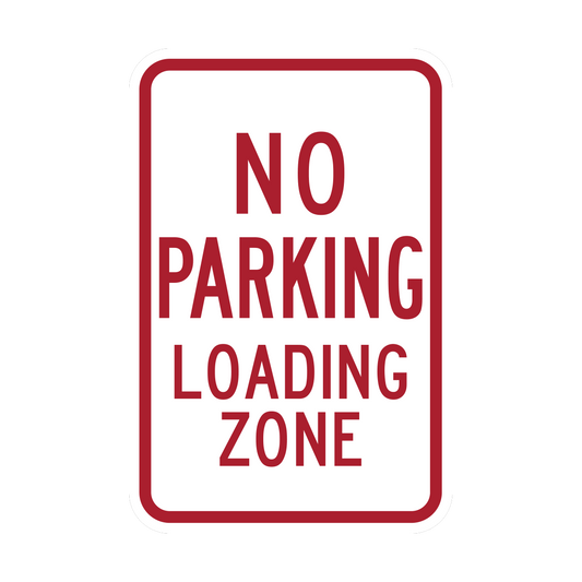 No Parking Loading Zone (R7-6)