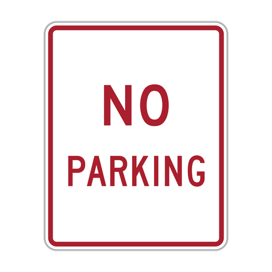 No Parking Sign (R8-3a)