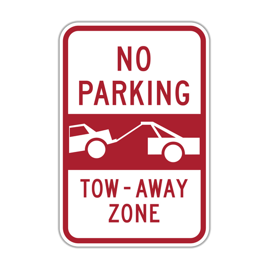 No Parking Tow-Away Zone Sign (NPT)