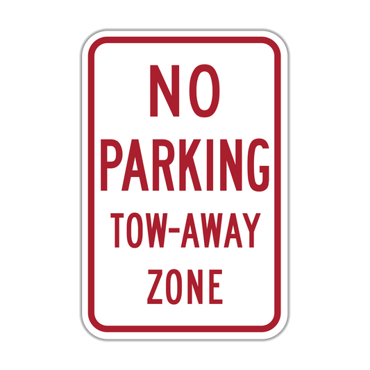 No Parking Tow-Away Zone (HR7-20)