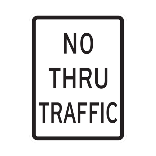 No Thru Traffic (HR10-9)