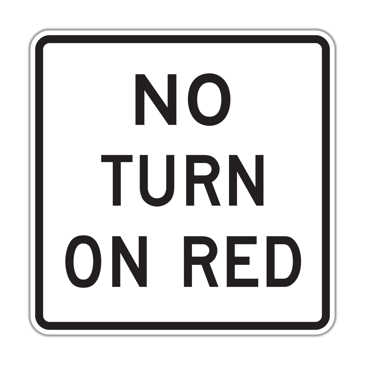 No Turn on Red (R10-11b)