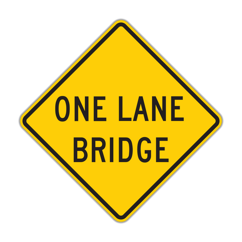 One Lane Bridge (W5-3)