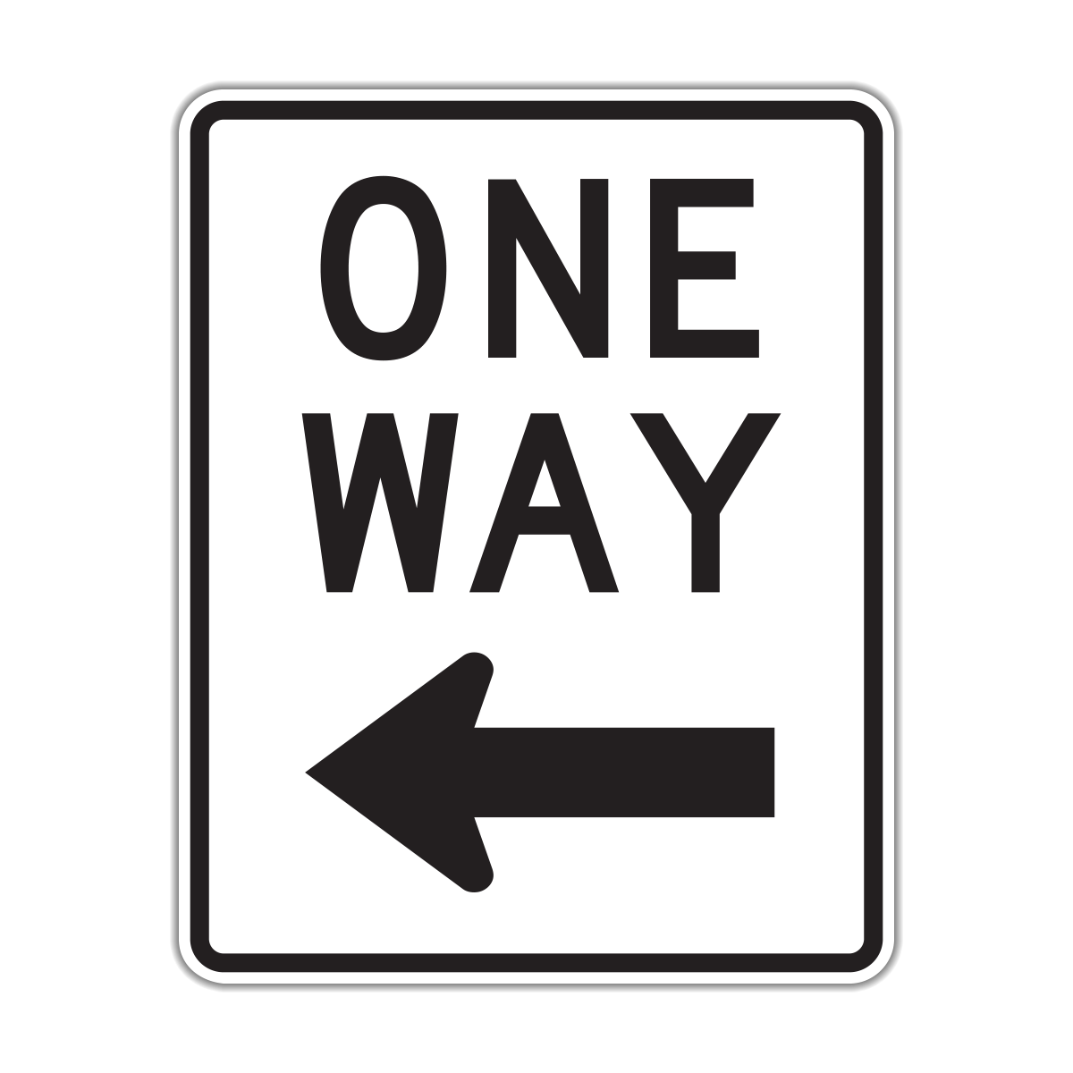 One Way Sign (R6-2)