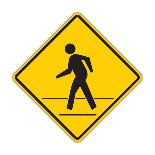 Pedestrian Advanced Sign (W11-2)