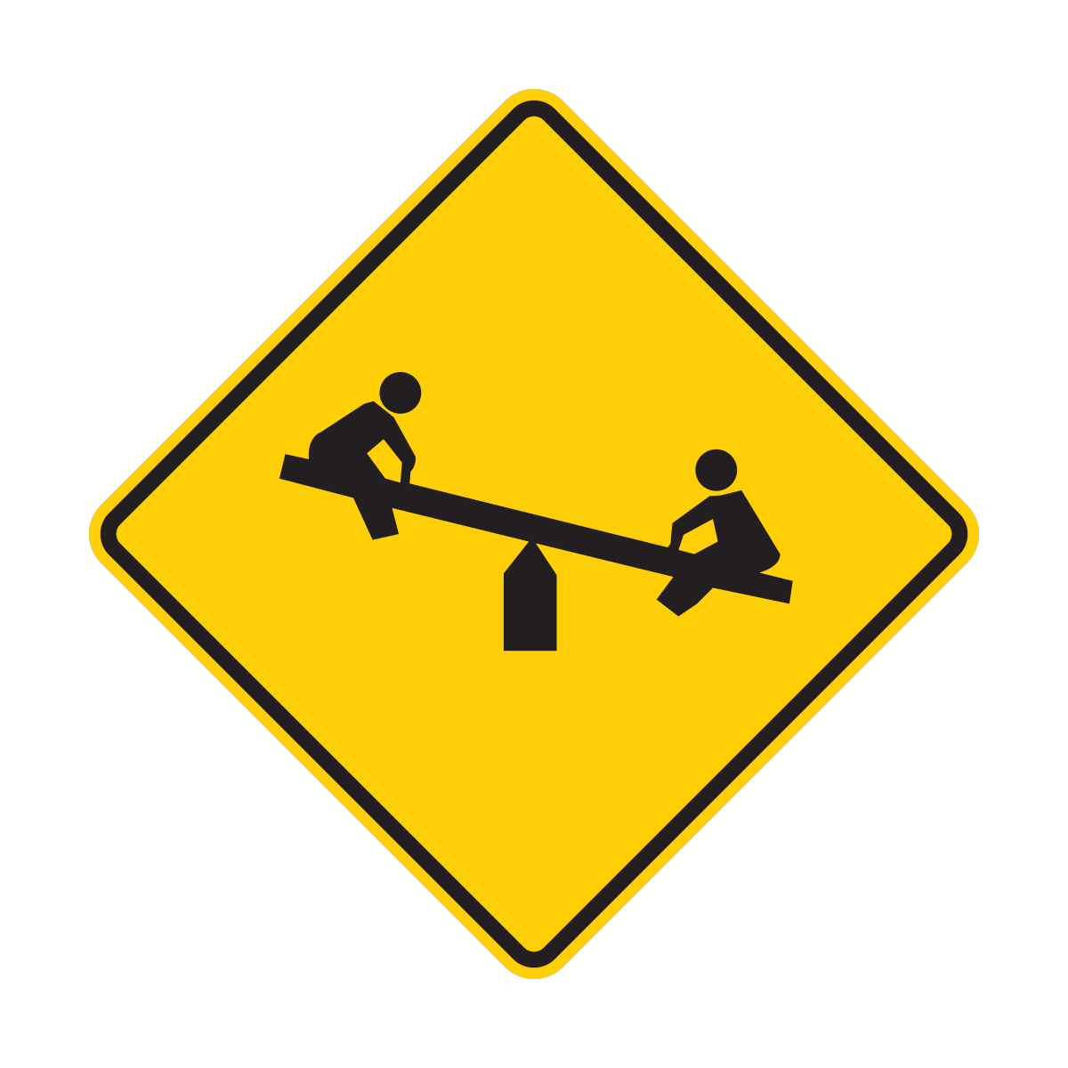 Playground Sign (W15-1)