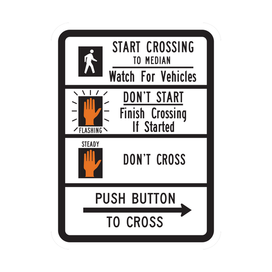 Push Button to Cross Street (R10-3D)