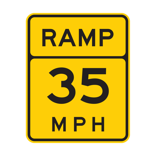 Ramp XX MPH Sign (W13-3)
