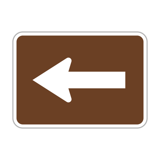 Recreation Directional Arrow Sign (M6-1-REC)