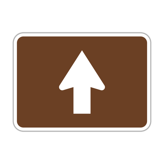 Recreation Directional Arrow Sign (M6-3-REC)