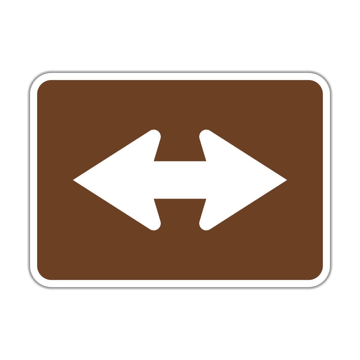 Recreation Directional Arrow Sign (M6-4-REC)