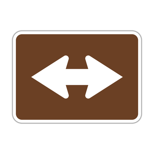 Recreation Directional Arrow Sign (M6-4-REC)