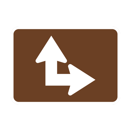Recreation Directional Arrow Sign (M6-6-REC)